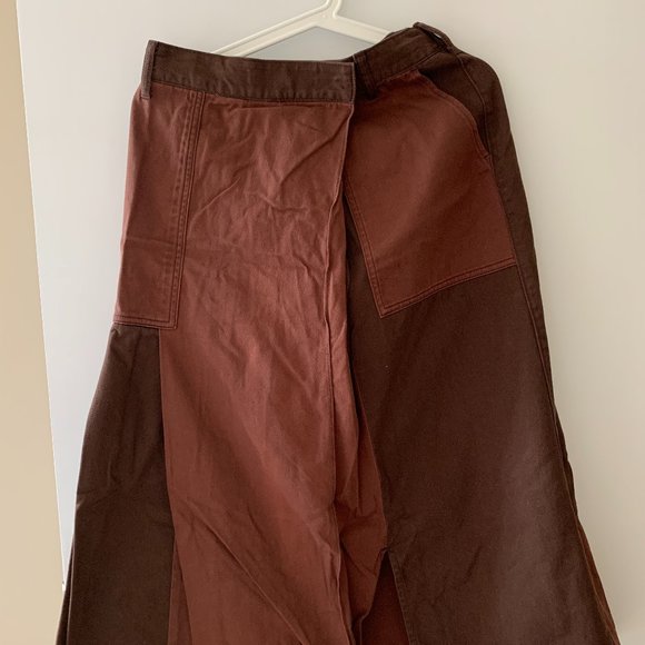 Niko and... Brown Patched Midi skirt - Picture 1 of 6